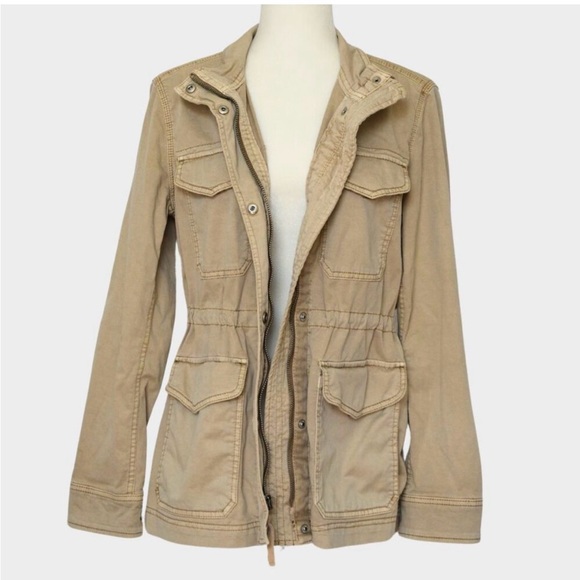 GAP Women's Tan Utility Jacket - Picture 4 of 10